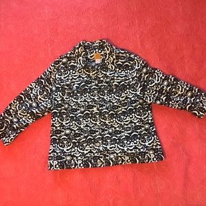 Jacket by Ruby Rd. Woman size 18W.  Black & White.